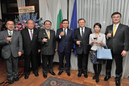 Прием по случай Националния празник на България и японския празник за цъфтящите вишни в резиденцията на българския посланик в Япония